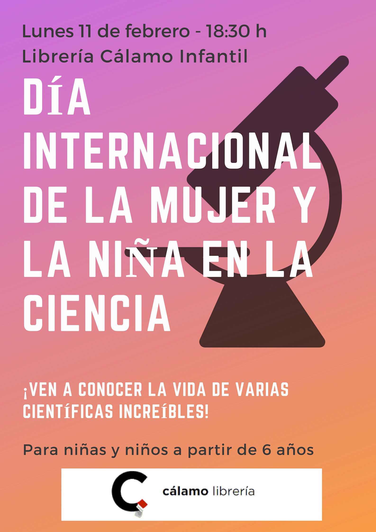 Dia Internacional de la Mujer y la Niña en la Ciencia.